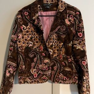 Size 14, Sturdy Stetch Corduroy Blazer bu Larry Levine